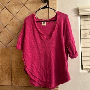 We The Free Shirt Top Pink NWT